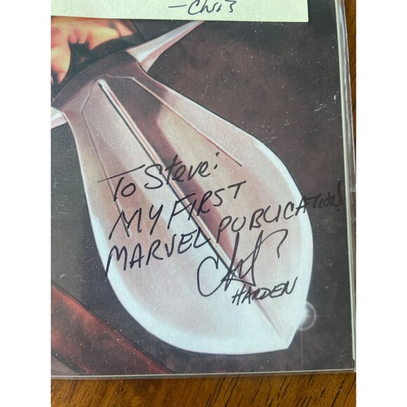 RARE Signed Thor: Son Of Asgard #4 Comic Marvel Animation By Chris Harden - Picture 3 of 5